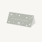 Sage Wildflower Wedding Place Card