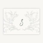 Elegant Floral Wedding Table Number