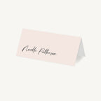 Minimal Script Wedding Place Card