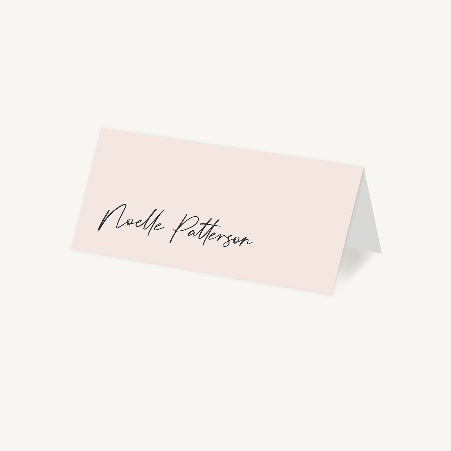 Minimal Script Wedding Place Card