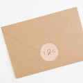 Modern Boho Envelope Wedding Sticker
