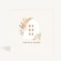 Modern Boho Folded Wedding Invitation