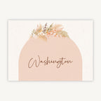 Modern Boho Wedding Table Name