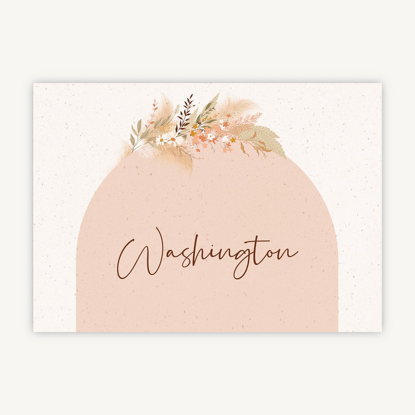 Modern Boho Wedding Table Name
