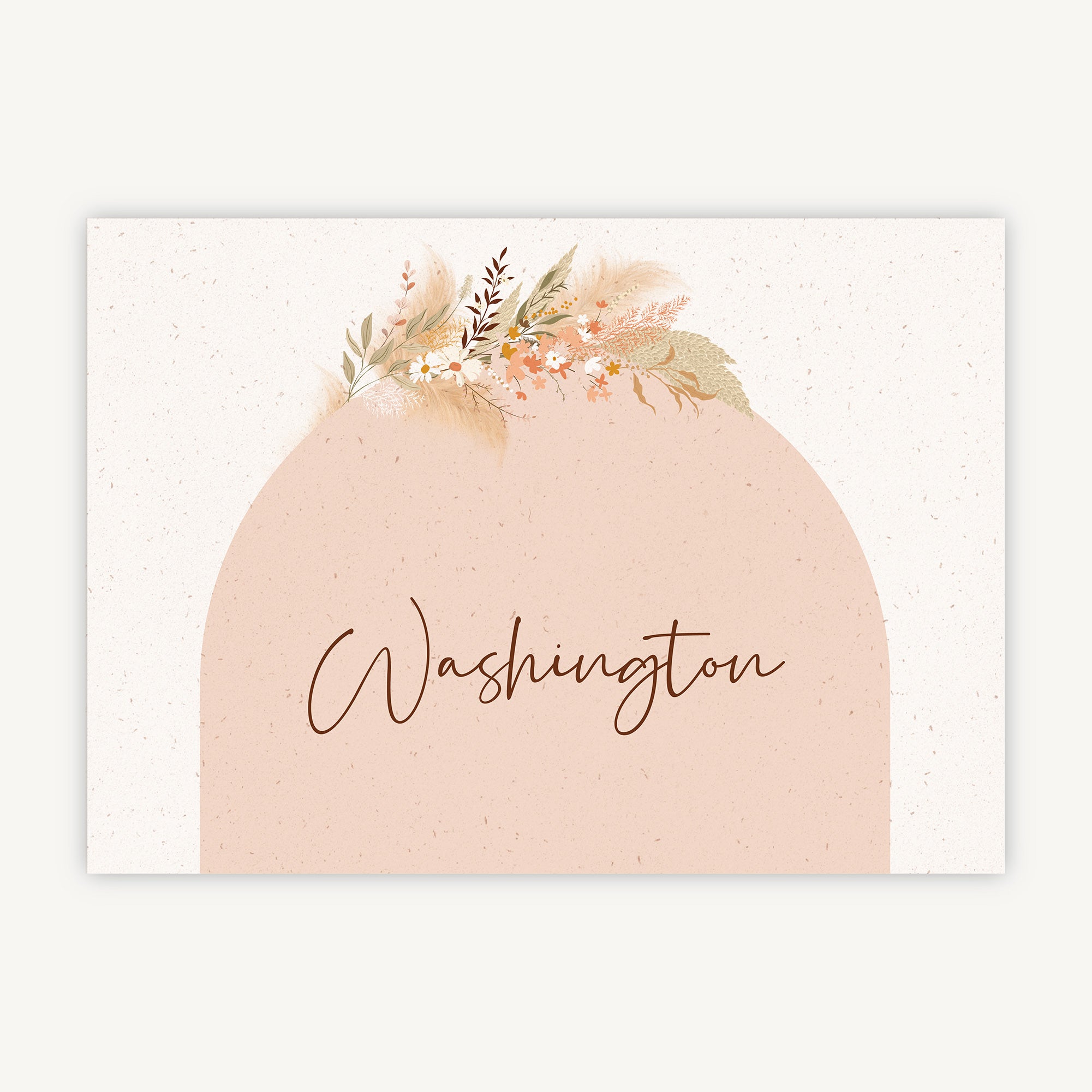 Modern Boho Wedding Table Name