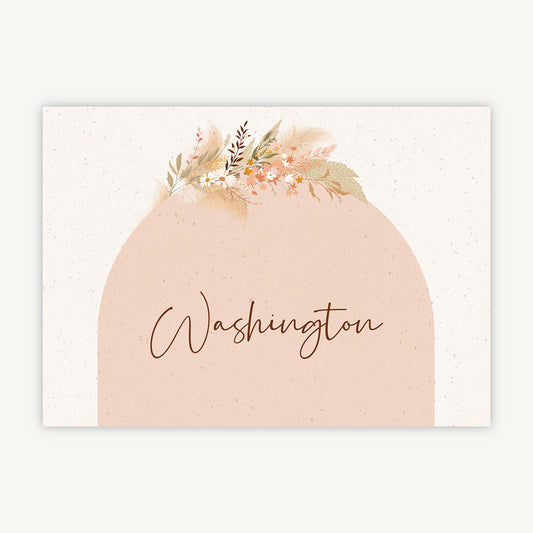 Modern Boho Wedding Table Name