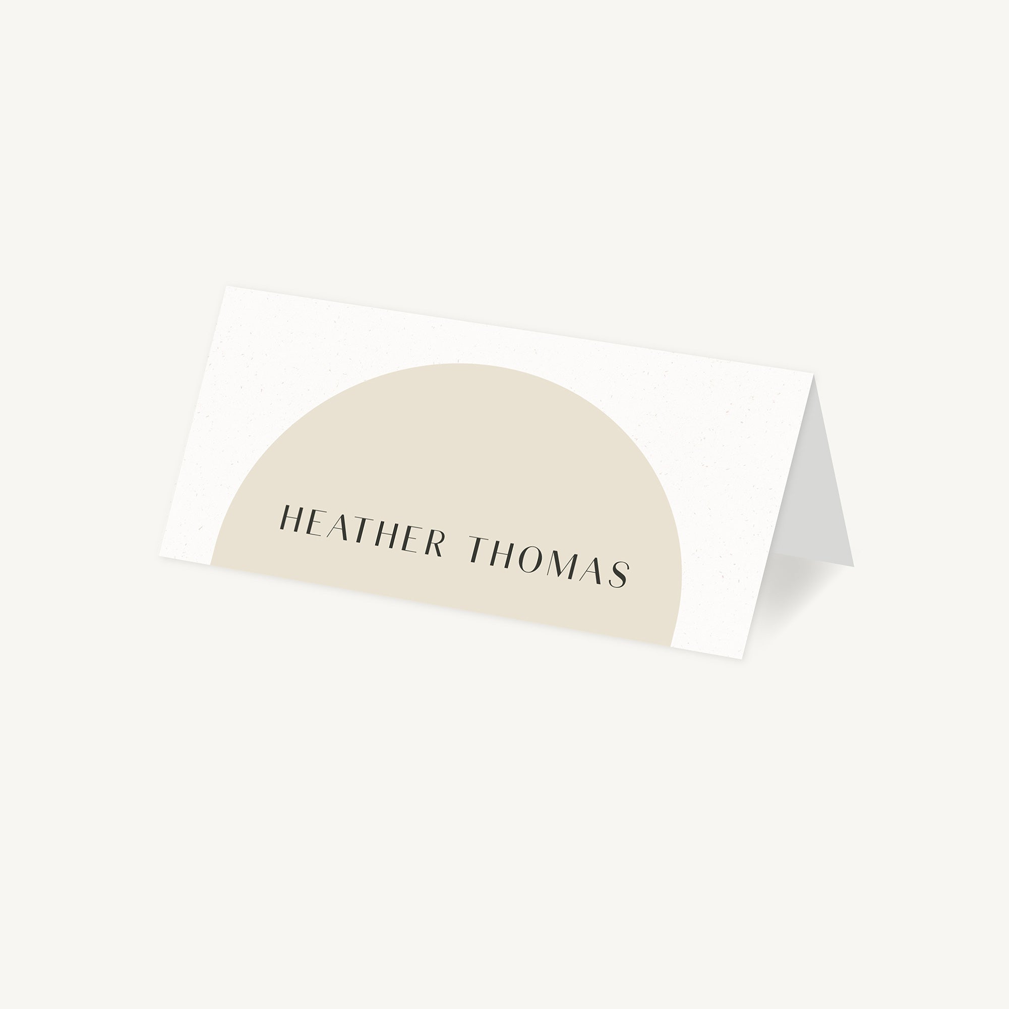 Minimalist Arch Wedding Place Card