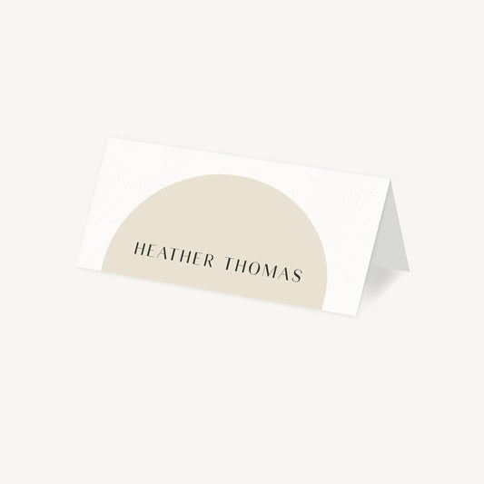 Minimalist Arch Wedding Place Card