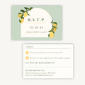 Amalfi Lemons RSVP Card