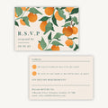 Mediterranean Oranges RSVP Card