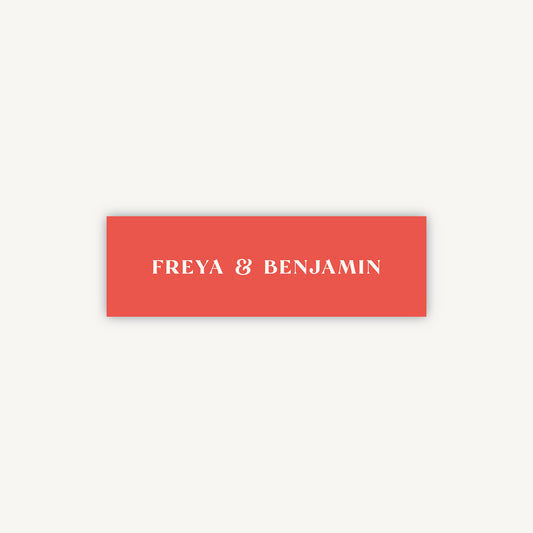 Retro Revival Wedding Invitation Band Wrap