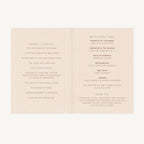 Palm Beach Wedding Order of Service