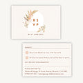 Modern Boho RSVP Card