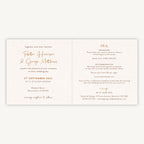 Modern Boho Folded Wedding Invitation
