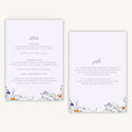Pressed Wildflowers Details Card