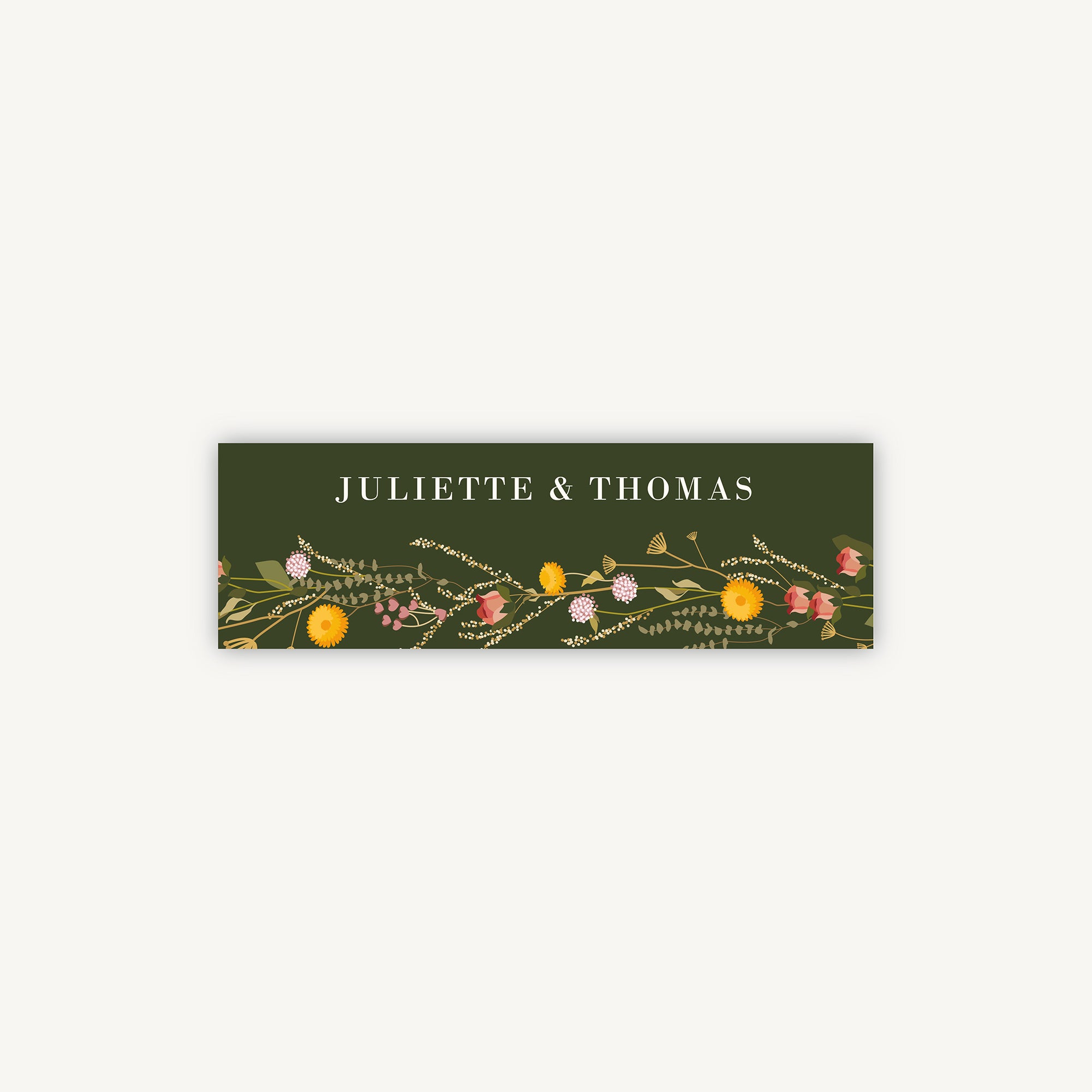 Rustic Wildflowers Band Wrap