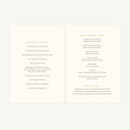 Rustic Wildflowers Wedding Order of Service