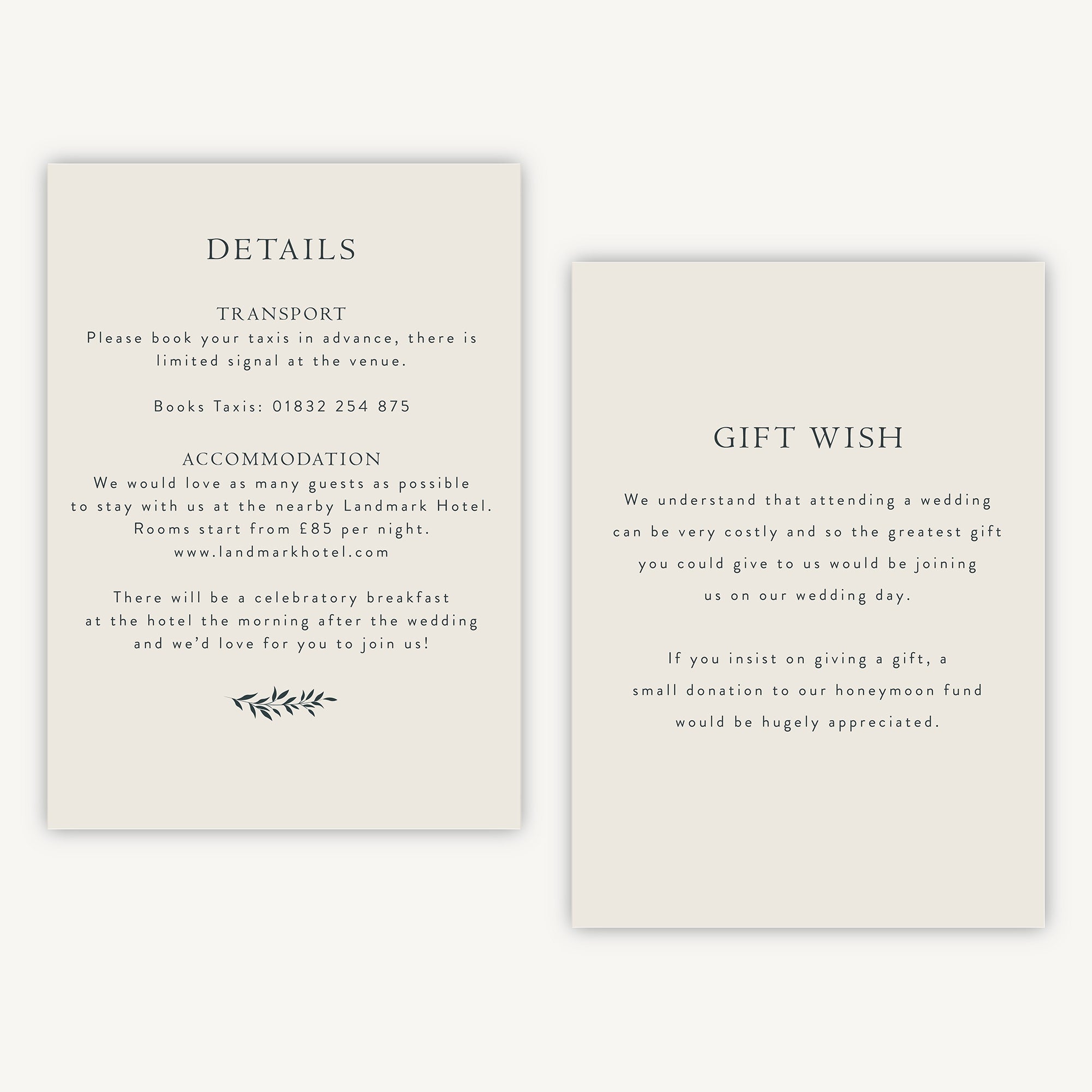Winter Botanical Details Card