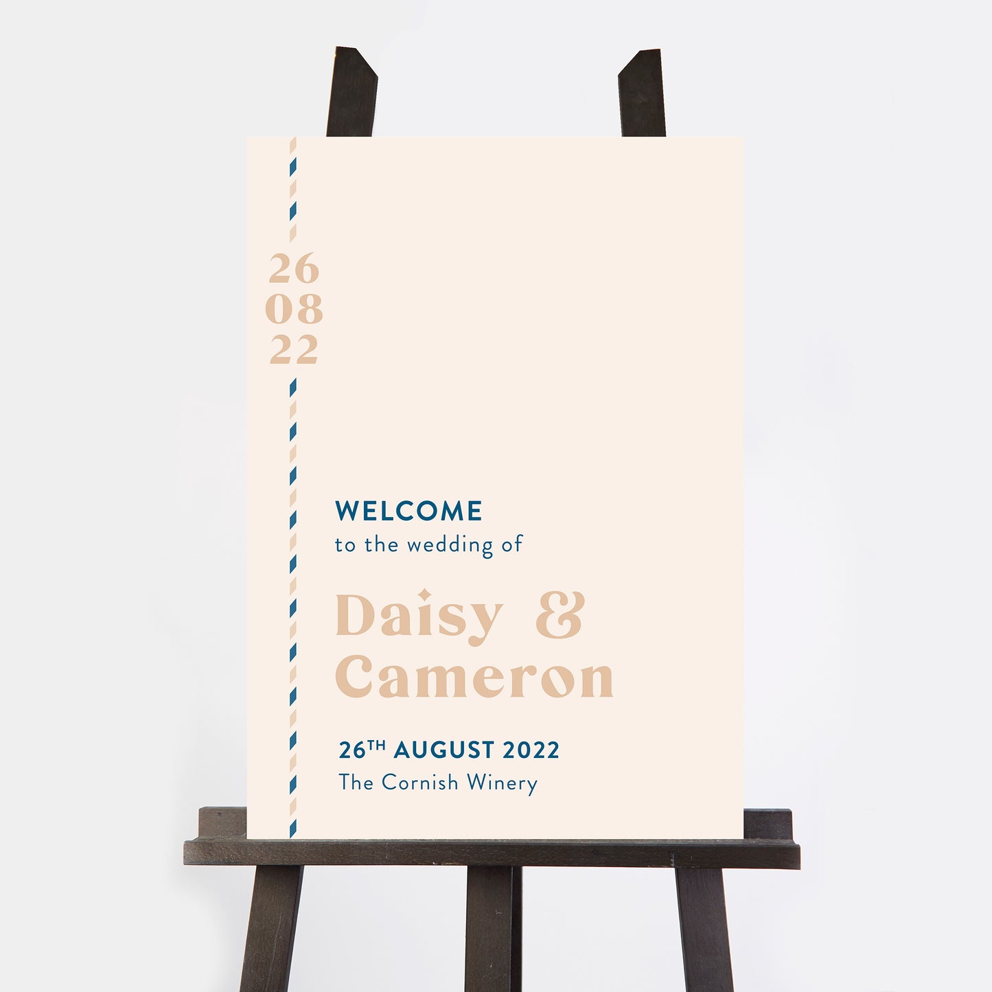 Muted Travel Wedding Welcome Sign