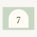 Amalfi Lemons Wedding Table Number