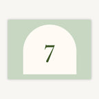 Amalfi Lemons Wedding Table Number
