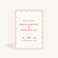 Retro Revival Wedding Order of Service