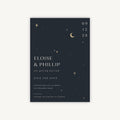 Celestial Night Sky Wedding Save the Date