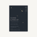 Celestial Night Sky Wedding Save the Date