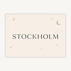 Celestial Night Sky Wedding Table Name