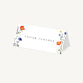 Pressed Wildflowers Wedding Place Card