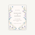 Regency Floral Wedding Save the Date