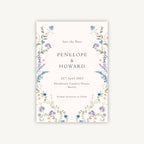 Regency Floral Wedding Save the Date