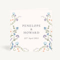 Regency Floral Folded Wedding Invitation