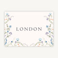 Regency Floral Wedding Table Name