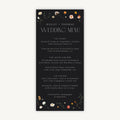 Winter Floral Wedding Menu