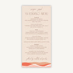 Palm Beach Wedding Menu