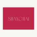 Magenta Modern Script Wedding Table Name
