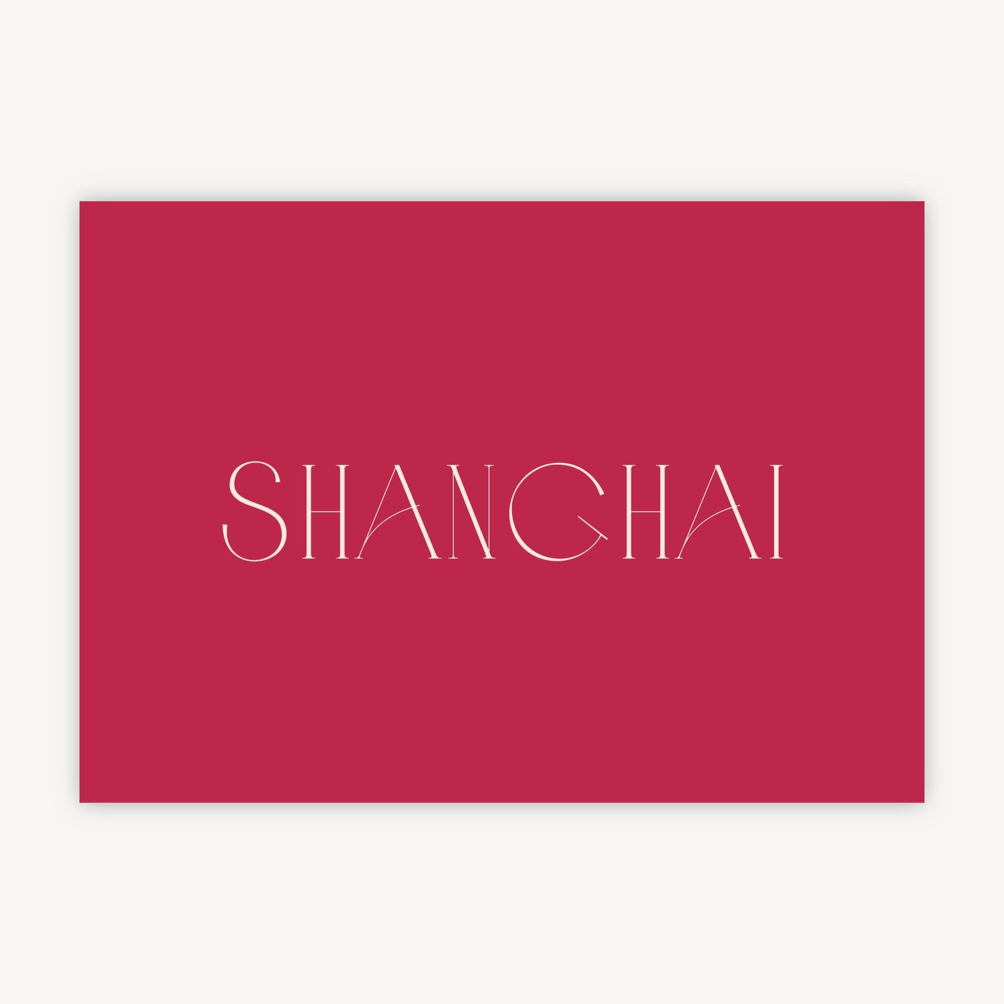 Magenta Modern Script Wedding Table Name