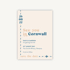 Muted Travel Wedding Save the Date