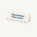 Muted Travel Wedding Place Card